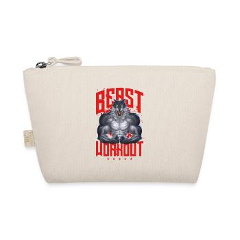 Wolf Beast Workout Fitness - Organic Pouch - nature - Front