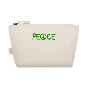 PAIX - avec le A comme symbole de paix Signe de paix - Trousse biologique - nature - Devant