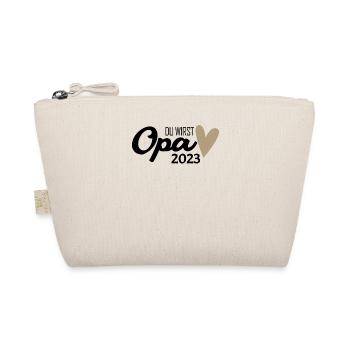 Opa 2023 - Opa werden - Bald Opa - Bio-Täschchen - Natur - Vorne