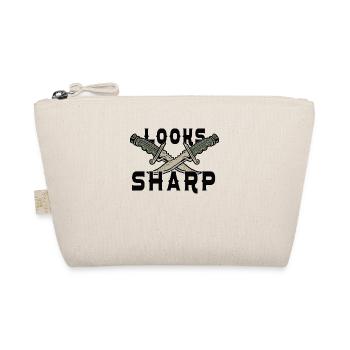 Knife Collector Knife Collection Hunting Fishing - Organic Pouch - nature - Front