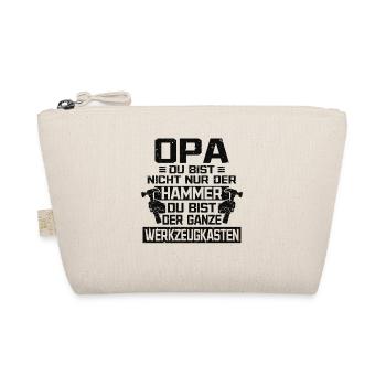 Opa werzeugkasten - Bio-Täschchen - Natur - Vorne
