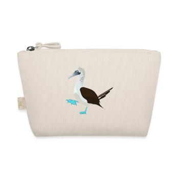 Blue Footed Booby Bird Illustration - Organic Pouch - nature - Front