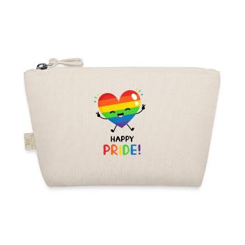 Happy Pride Day LGBT Gay CSD Queer Coming Out - Bio-Täschchen - Natur - Vorne