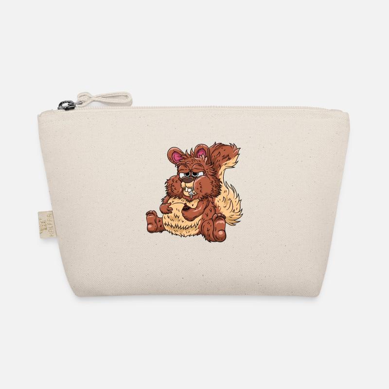 Thick squirrel Organic Pouch