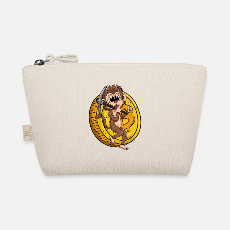 Bitcoin Monkey Chimpanzee Organic Pouch