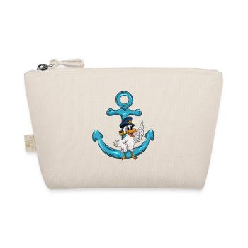 Captain Seagull Anchor - Organic Pouch - nature - Front