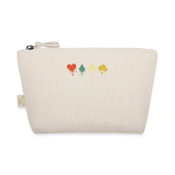 Pokerspieler Texas Night Turnier Poker Retro - Bio-Täschchen - Natur - Vorne