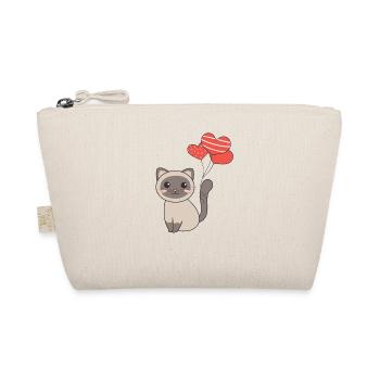 Chat siamois kawaii chats animaux mignons pour les enfants - Trousse biologique - nature - Devant
