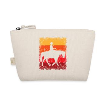 Cowboy Westernreiter Westernreiten Reitspor - Bio-Täschchen - Natur - Vorne