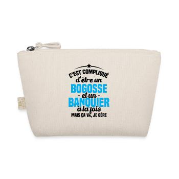 Bogosse et Banquier, Cadeau pour banquier - Trousse biologique - nature - Devant