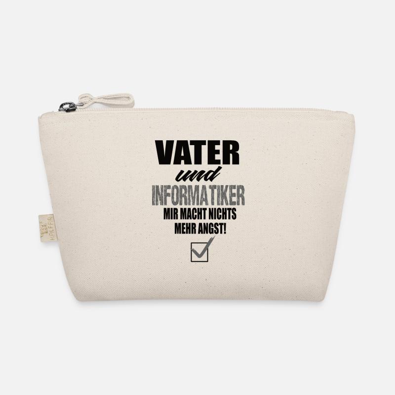 Vater und Informatiker Bio-Täschchen