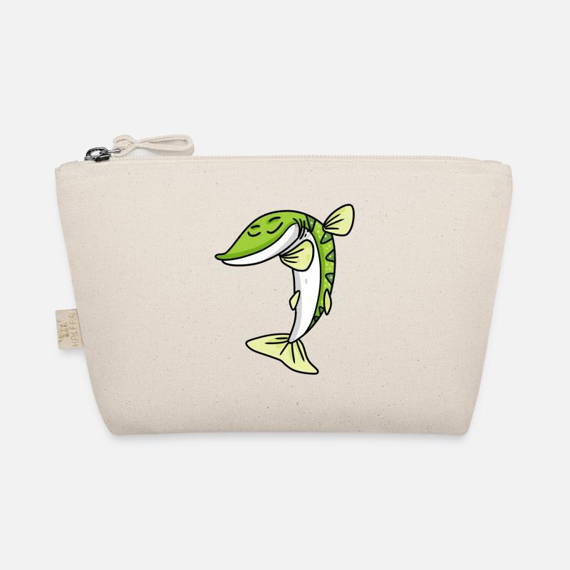 Dabbing Dab Hecht Fisch Bio-Täschchen