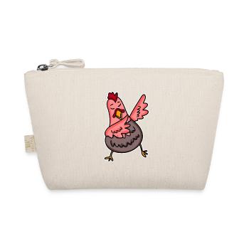 Dabbing Dab Huhn - Bio-Täschchen - Natur - Vorne