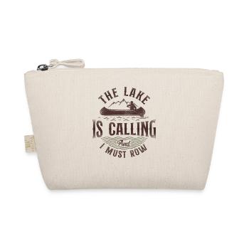 Canoe Canoeing Vintage The Lake Is - Organic Pouch - nature - Front
