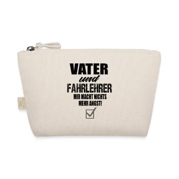 Vater und Fahrlehrer - Bio-Täschchen - Natur - Vorne