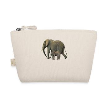Maman éléphant avec bébé au Kenya Afrique - Trousse biologique - nature - Devant