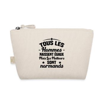 Hommes les meilleurs sont normands - Trousse biologique - nature - Devant