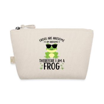 Frog Lovers Kids Frogs - Organic Pouch - nature - Front