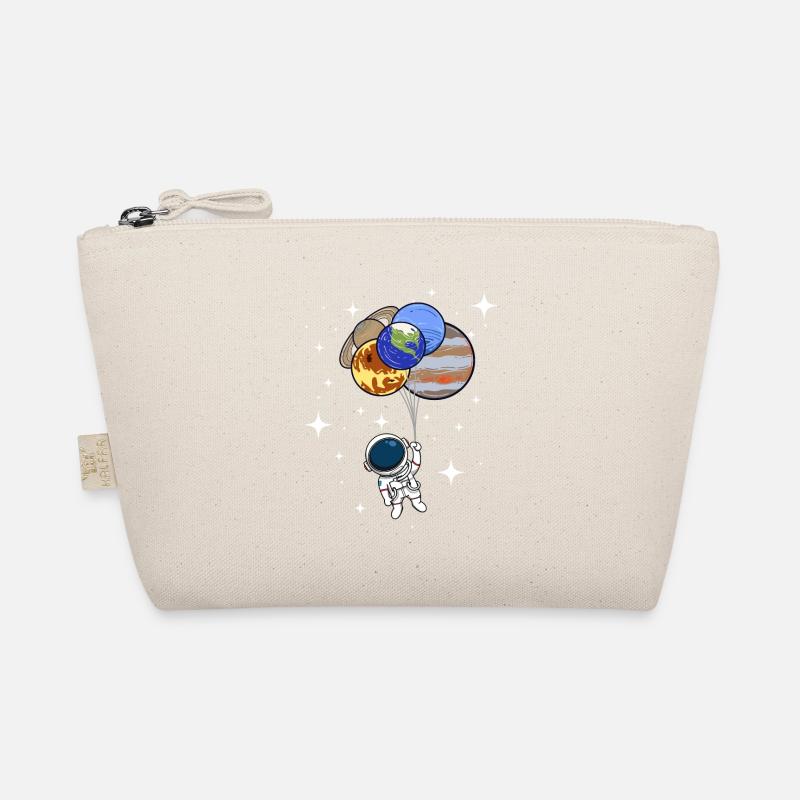 Astronaut Balloons Planet Stars Flying Nerd Organic Pouch