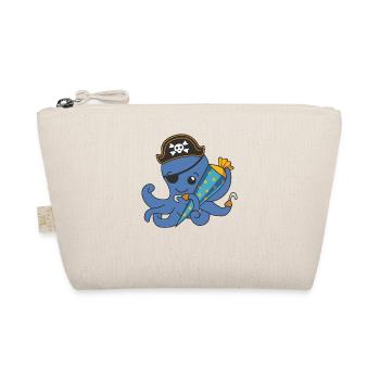 Pirate Octopus School School Children School Bag - Trousse biologique - nature - Devant