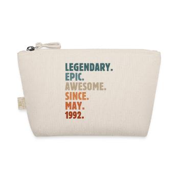 1992 May Vintage Birthday Gift - Organic Pouch - nature - Front