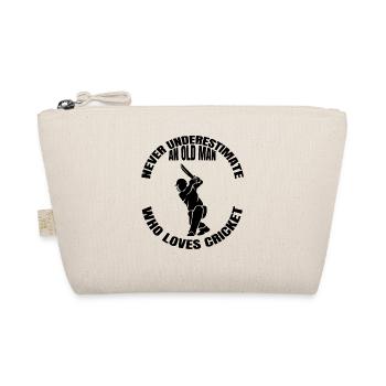 Kricket Team Cricket Spruch Geschenk Kricketfan - Bio-Täschchen - Natur - Vorne