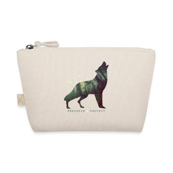 Preserve & Protect Climate Protection Wolf - Organic Pouch - nature - Front