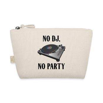 No DJ No Party Retro Platine - Trousse biologique - nature - Devant