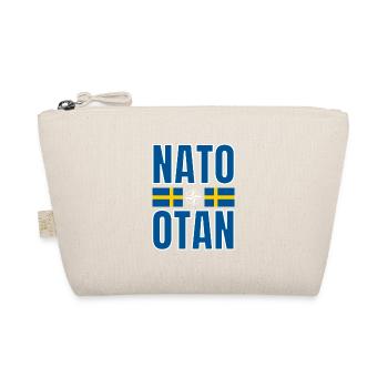 NATO take and Swedish flag - Organic Pouch - nature - Front