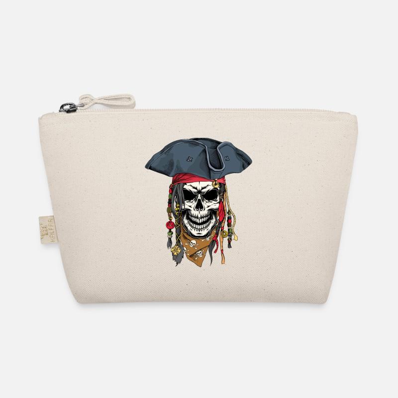 Crâne de pirate - Trousse biologique - nature