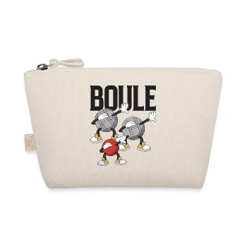 Dabbing Boulekugeln für Bouler boulen Boulesport - Organic Pouch - nature - Front