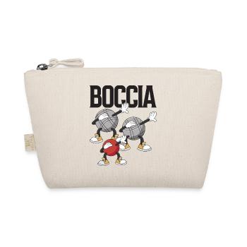 Bocciaspieler Bekleidung mit Dabbing Boccia - Bio-Täschchen - Natur - Vorne