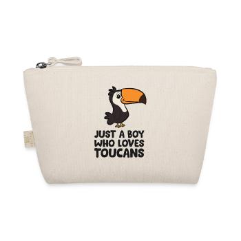 Seul un garçon qui aime les toucans Cuter - Trousse biologique - nature - Devant