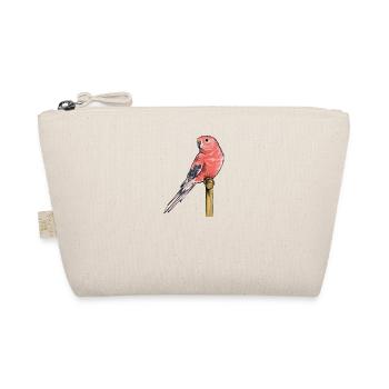 Bourke Parakeet I Rose-bellied Parakeet Motif for Bird - Organic Pouch - nature - Front