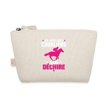 Je Suis Une Cavalière Qui Déchire Cadeau - Trousse biologique - nature - Devant