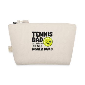 Papa tennis comme un papa normal, mais avec - Trousse biologique - nature - Devant