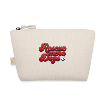 Rescue More Dogs Protect Animals Dog Lover - Organic Pouch - nature - Front
