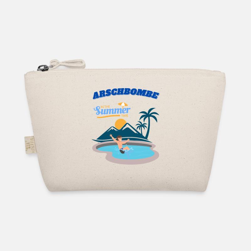 Sommerparadies Poollandschaft - Bio-Täschchen - Natur