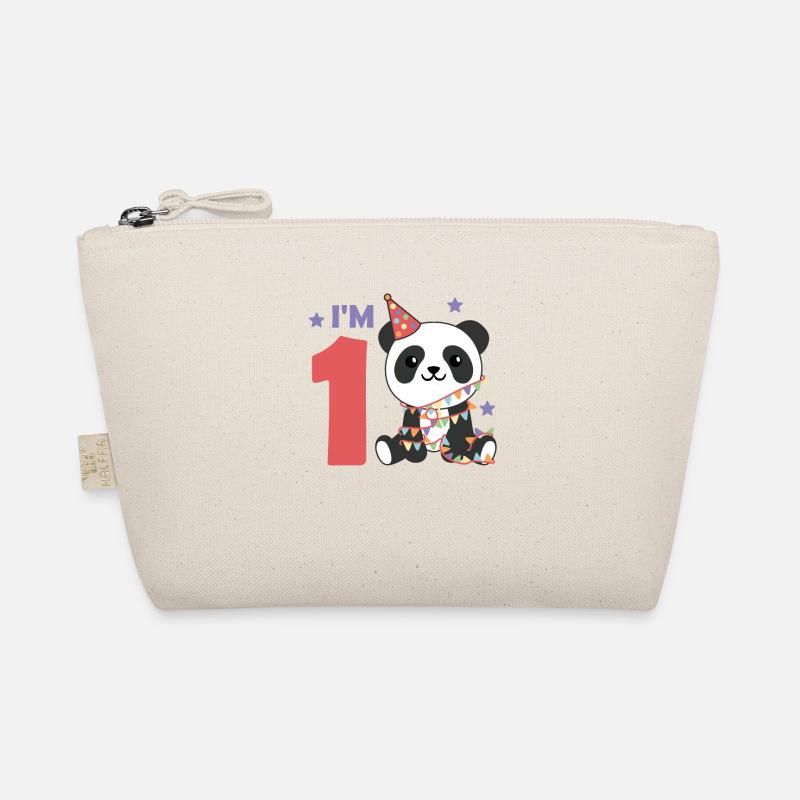 Panda for the first birthday for children 1 year Organic Pouch