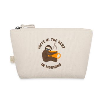 Coffe is the best - a gift for a coffee drinker - Organic Pouch - nature - Front