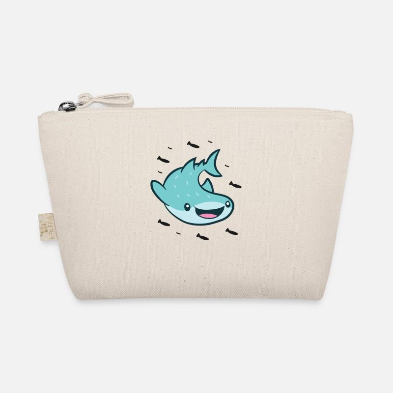 Requin baleine avec banc de poisson Drôle de requin baleine Trousse biologique