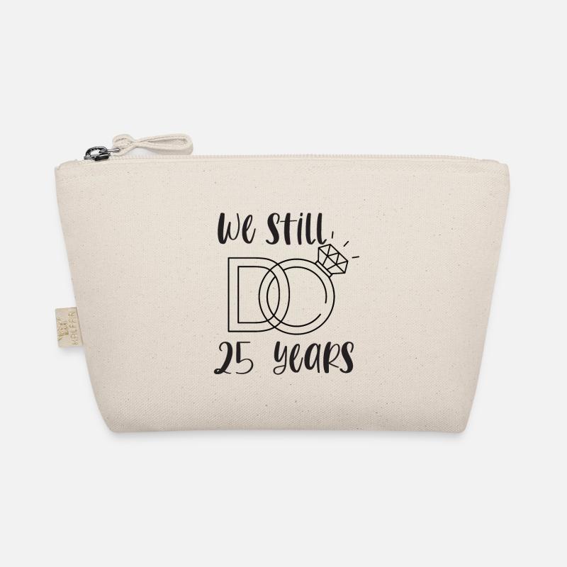 25th Wedding Anniversary Silver Wedding Wedding Gift Organic Pouch