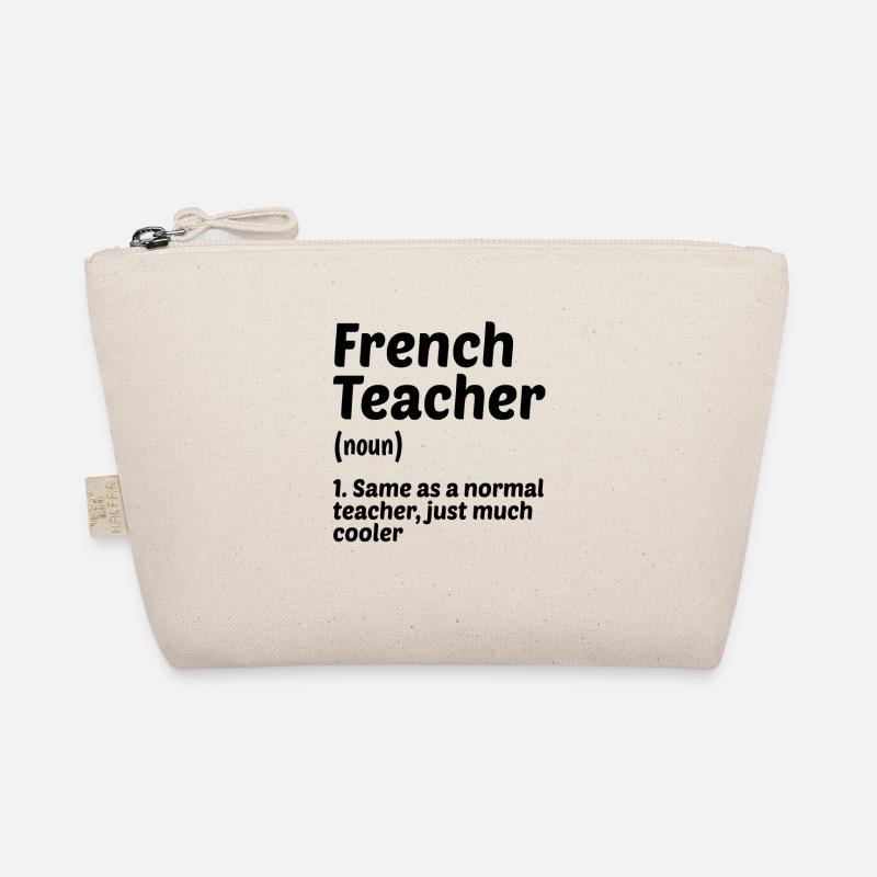 French Teacher Definition Teaching Class School Ed Bio-Täschchen