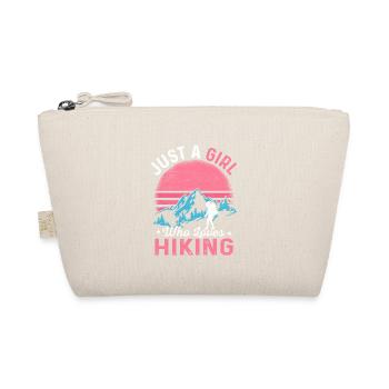Juste une fille qui aime la randonnée randonnée randonnée montagnes - Trousse biologique - nature - Devant