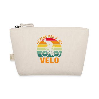 Je Peux Pas J Ai Vélo - Trousse biologique - nature - Devant