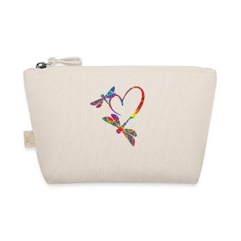 Dragonfly Heart - Organic Pouch - nature - Front