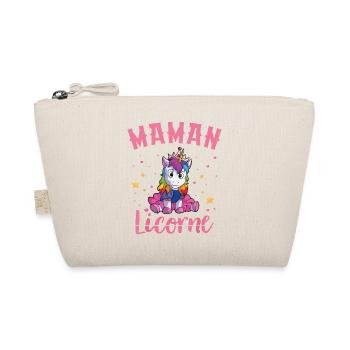 Maman Licorne Femme Cadeau - Trousse biologique - nature - Devant