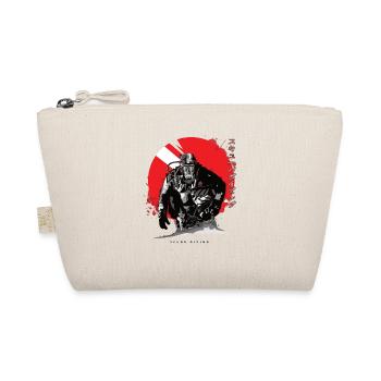 Diver in front of sun Japanese gift - Organic Pouch - nature - Front