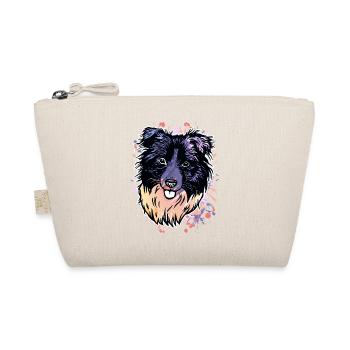 Border Collie éclaboussures de couleur - Trousse biologique - nature - Devant