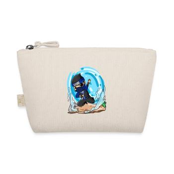 Ninja motif for children - Organic Pouch - nature - Front